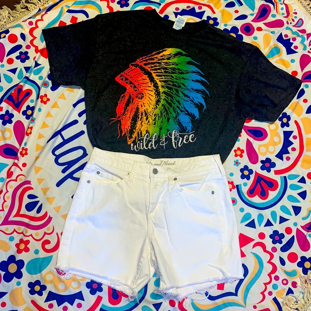 Wild & free tee